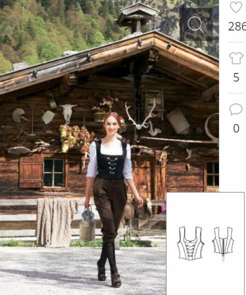 Обложка курса «Корсет №118 — выкройка из Burda 92011 (Burda Style)»