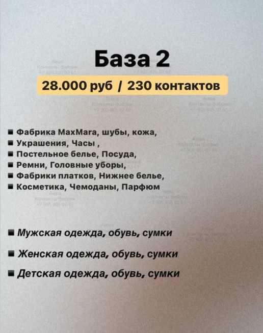 Обложка курса «База поставщиков люкс 1:1 wechat 230 контактов (Айша)»