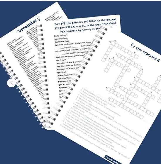 [english-workbooks.ru] Воркбук по фильму Гарри Поттер и Кубок Огня