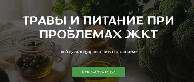 Травы и питание при проблемах ЖКТ (Амиина Исламова)