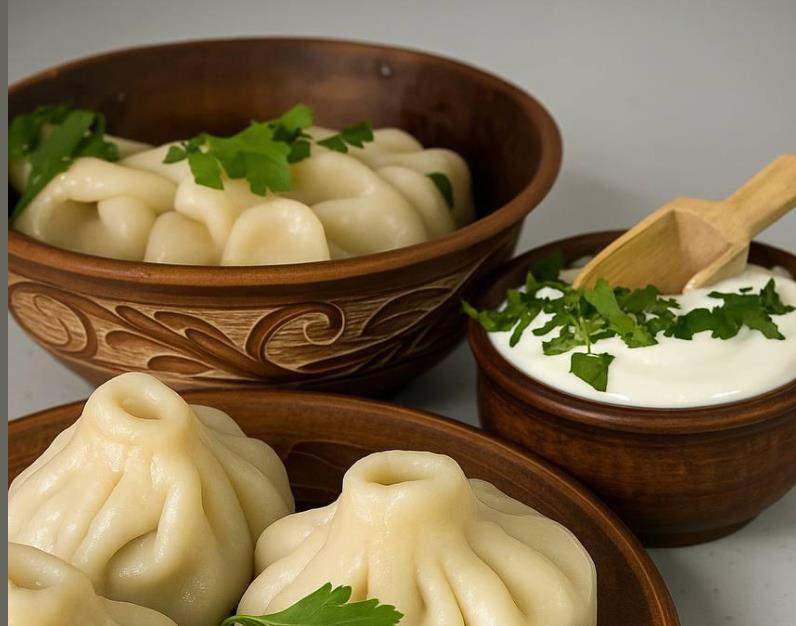 Тесто на хинкали, манты, курзе (Ольга Полупанова)