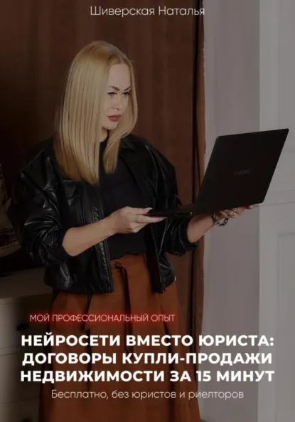 Нейросети вместо юриста: договоры купли-продажи недвижимости за 15 минут. Бесплатно, без юристов и риэлторов (Наталья Шиверская)