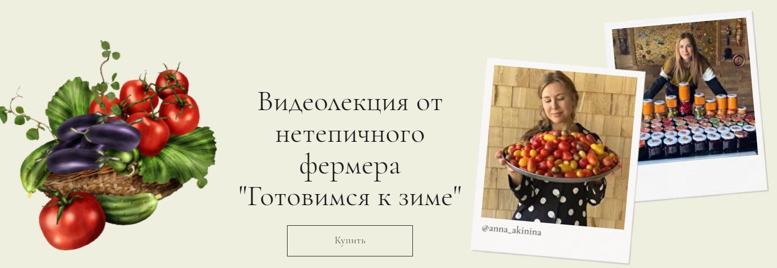 Видеолекция от нетепичного фермера "Готовимся к зиме" (Анна Акинина)