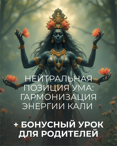 Нейтральная позиция Ума: гармонизация энергии Кали. Мини-курс с бонусным уроком для родителей (Катя Баллеста)