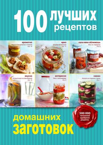 100 лучших рецептов домашних заготовок (Анна Братушева)