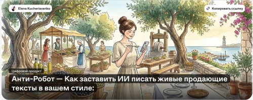 Анти-Робот — Как заставить ИИ писать живые продающие тексты в вашем стиле (Елена Кучеренко)
