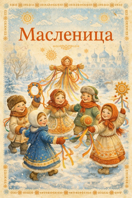 Обложка курса «Артбук Масленица (Марина Галичанская)» (идеи для творчества)