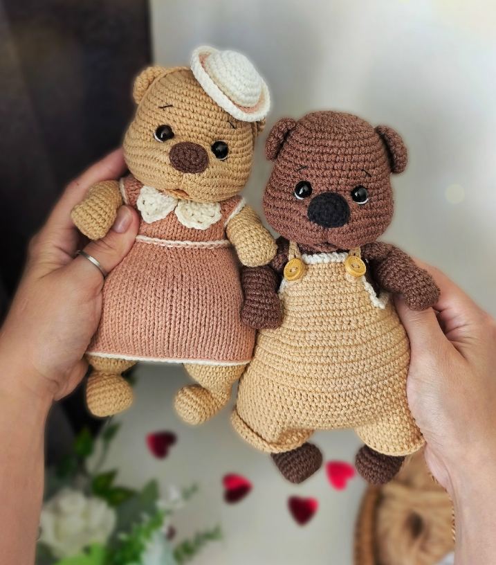 Обложка курса «[Bavelkova_handmade] Медвежата (Ирина Бавелкова)»