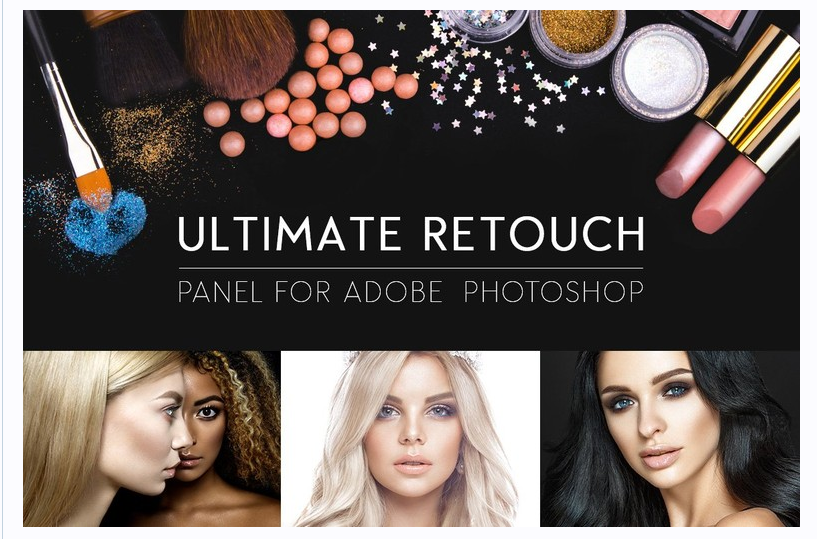 Обложка курса «[CreativeMarket] Панель Окончательная Ретушь для Фотошопа. Ultimate Retouch Panel 3.9.2»