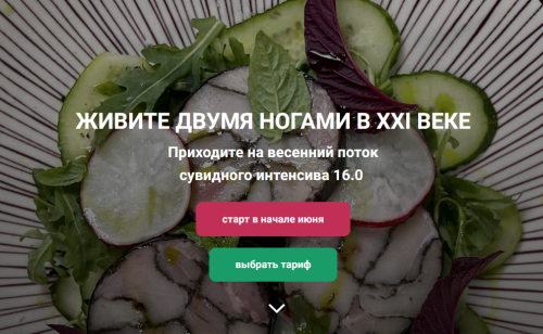 Обложка курса «Интенсив по технологии Су вид 16.0. Тариф Продолжение (Ольга Деффи)» (здоровое питание)