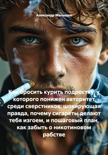 Обложка курса «Как бросить курить подростку, у которого понижен авторитет среди сверстников: шокирующая правда (Александр Малышев)»