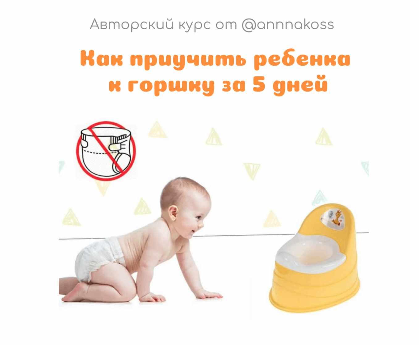 Как приручить ребенка к горшку за 5 дней (annnakoss)