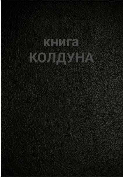 Книга Колдуна (Север)