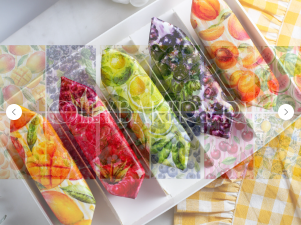 Обложка курса «[Lolly_bakery] Летние паттерны. Макет для печати съедобных оберток (Ольга Вьюгина)»