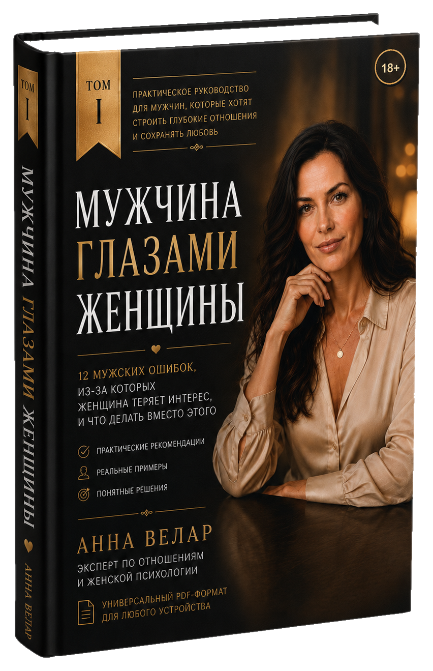Обложка курса «Мужчина глазами женщины. Том 1 (Анна Велар)»