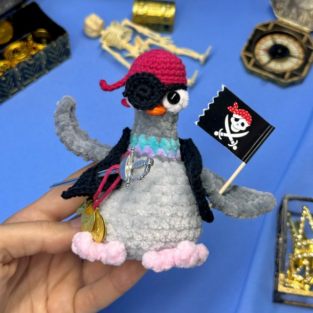 Обложка курса «[Nastik_Toys] Голубь Пират (Анастасия Волнухина)»