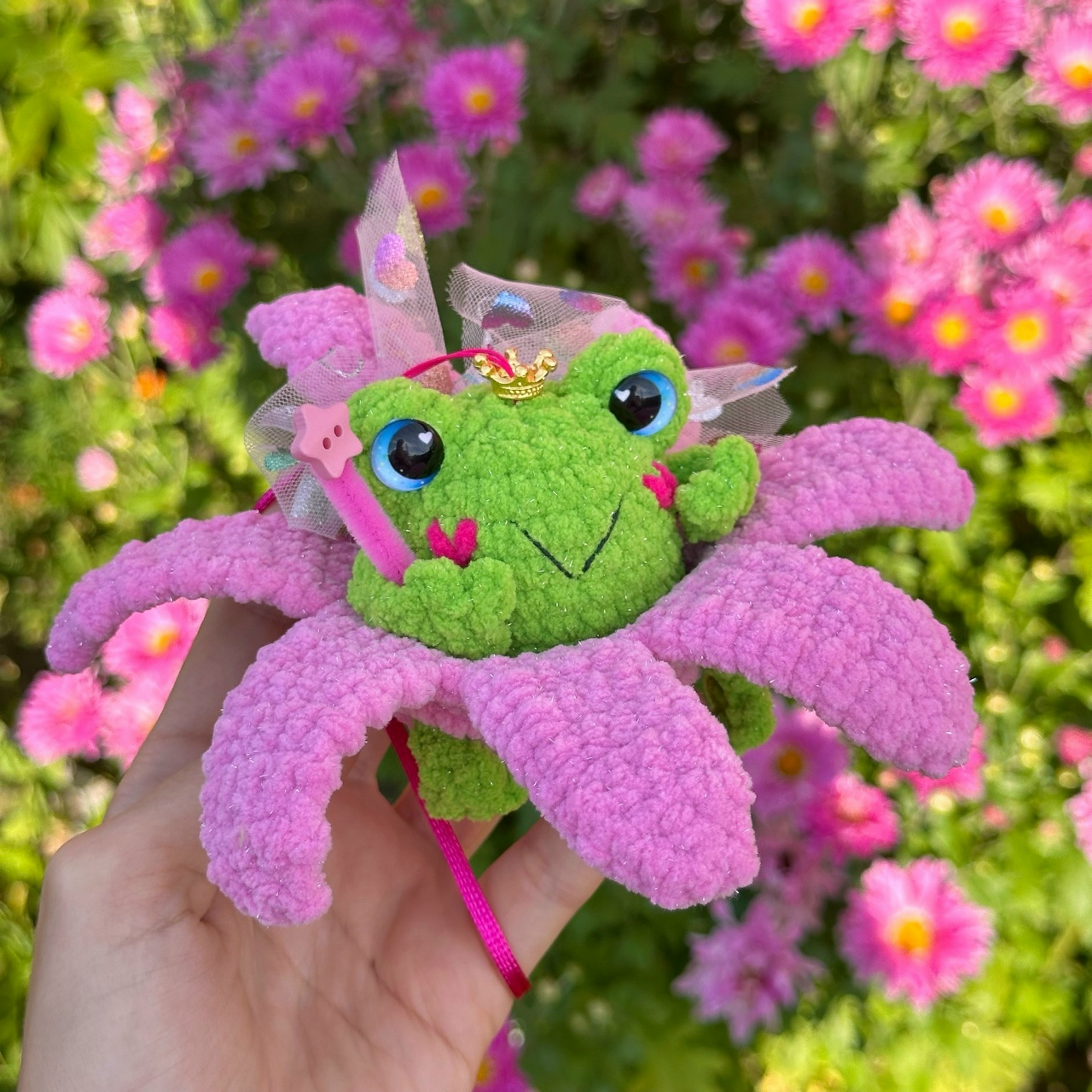 Обложка курса «[Nastik_Toys] Лягушка в цветочке (Анастасия Волнухина)»