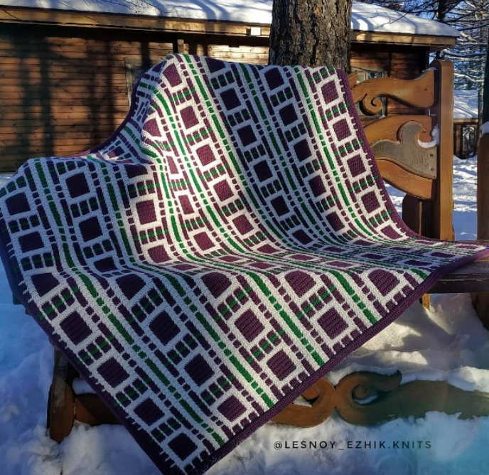 Плед Квадрат (lesnoy_ezhik.knits)