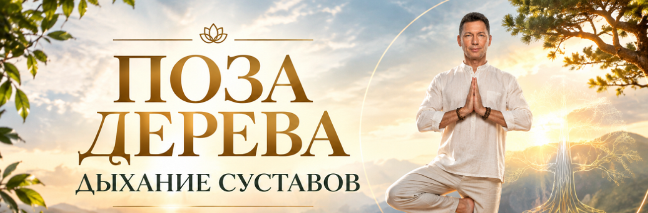 Обложка курса «Поза Дерева. Дыхание Суставов. Тариф Стандарт (Владимир Осипов)»
