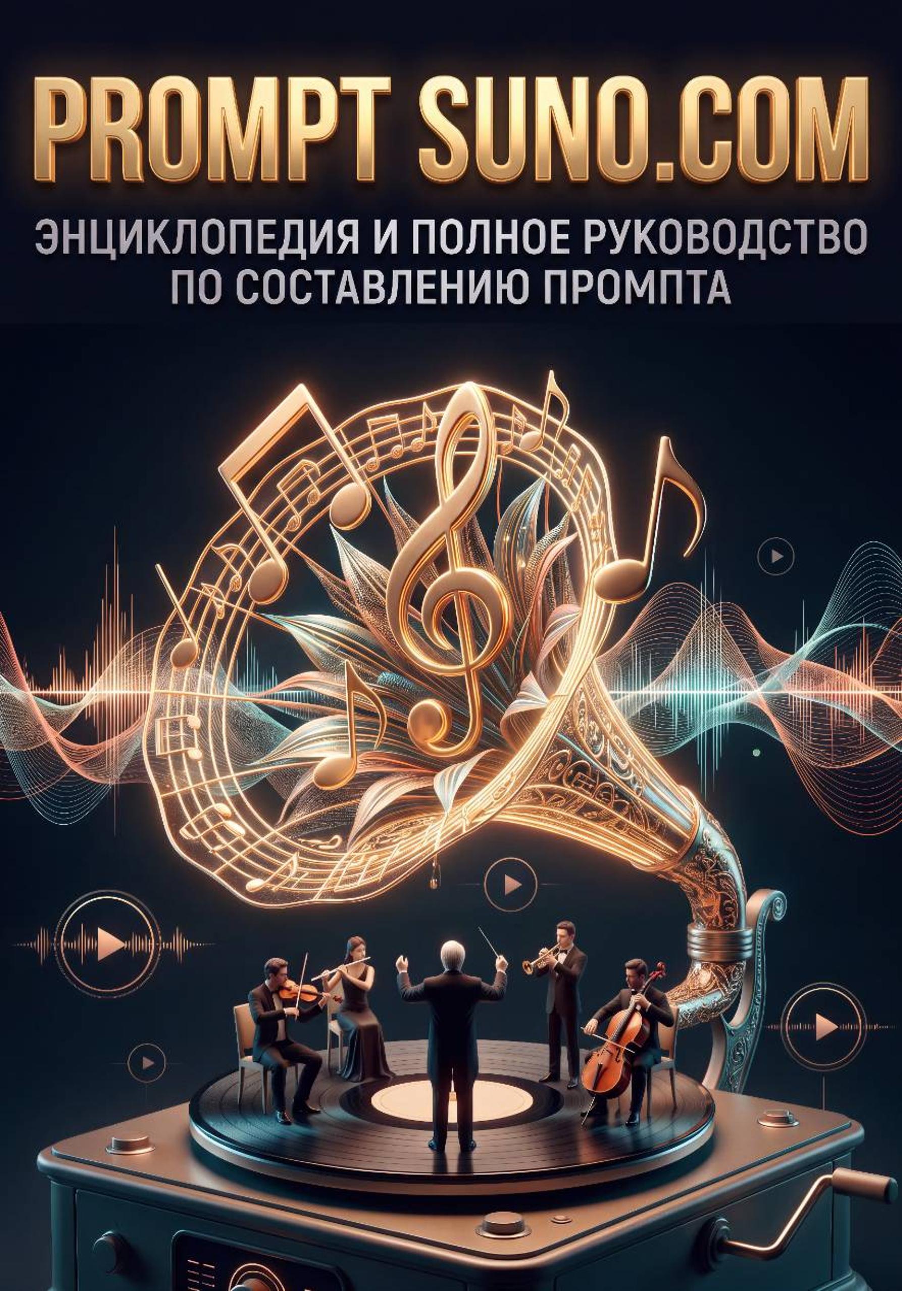 Обложка курса «Prompt Suno.com. Энциклопедия и полное руководство по составлению промпта (Ddigital Zen)»
