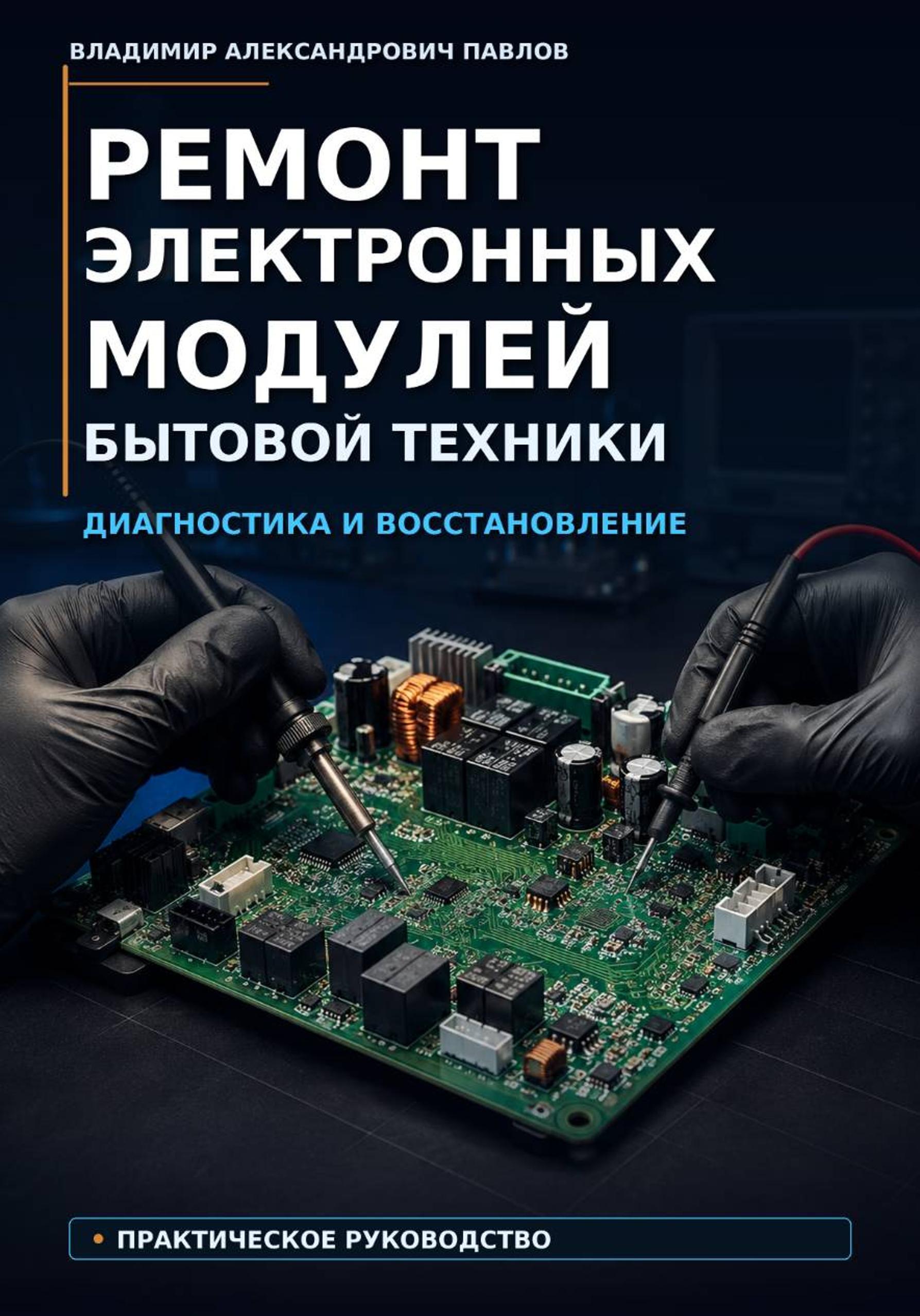 Обложка курса «Ремонт электронных модулей бытовой техники. Диагностика и восстановление (Владимир Павлов)» (бытовая техника)