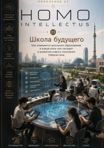 Обложка курса «Школа будущего. Homo Intellectus (Бобомурод Курбанов)»