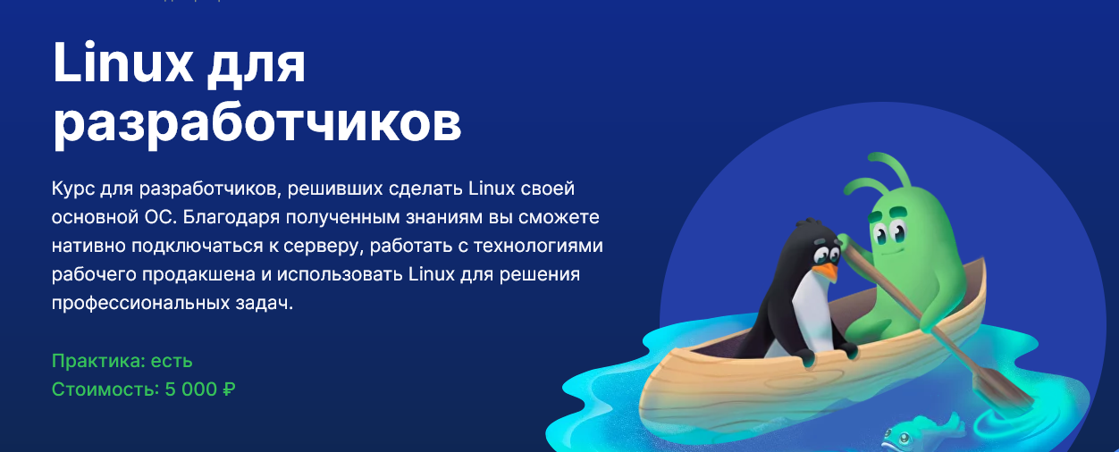 Обложка курса «[Слёрм] Linux для разработчиков 2024 (Павел Калашников)»