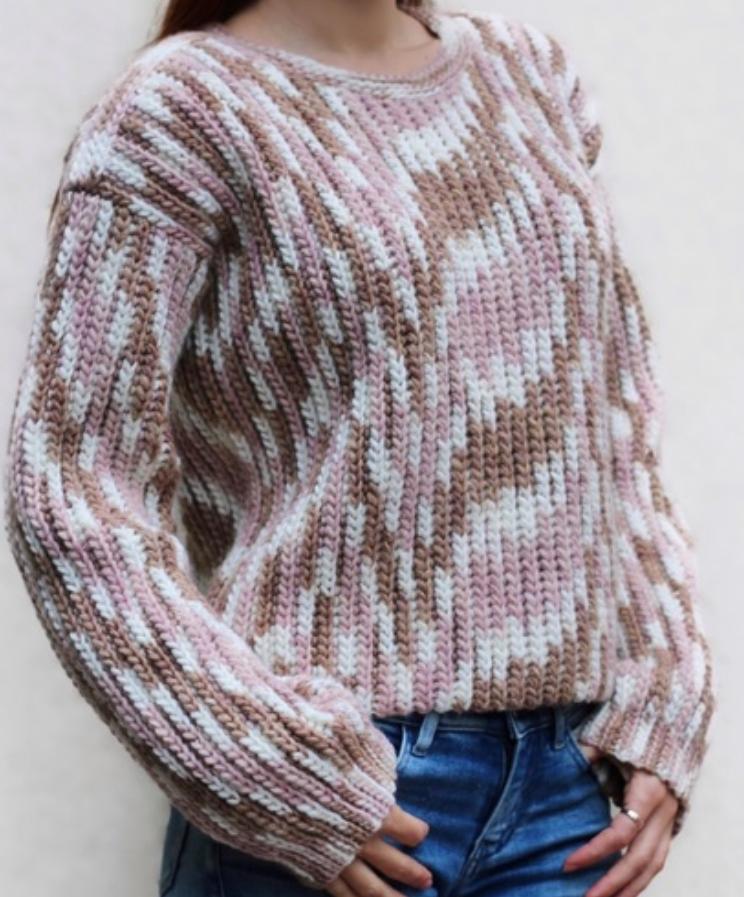 Обложка курса «Свитер Freedom (lily_knitting)» (автор lily_knitting)