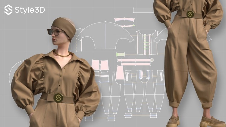 Обложка курса «[udemy] Style3D: Master Fashion Modeling - Beginner to Intermediate. ENG + RUS»