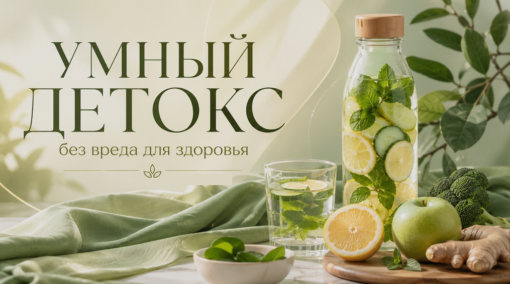 Обложка курса «Умный Детокс без вреда для здоровья (Александра Бонина)»