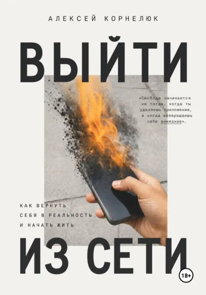 Обложка курса «Вне сети. Роман о выгорании, успехе и жизни, которую мы откладываем (Алексей Корнелюк)»