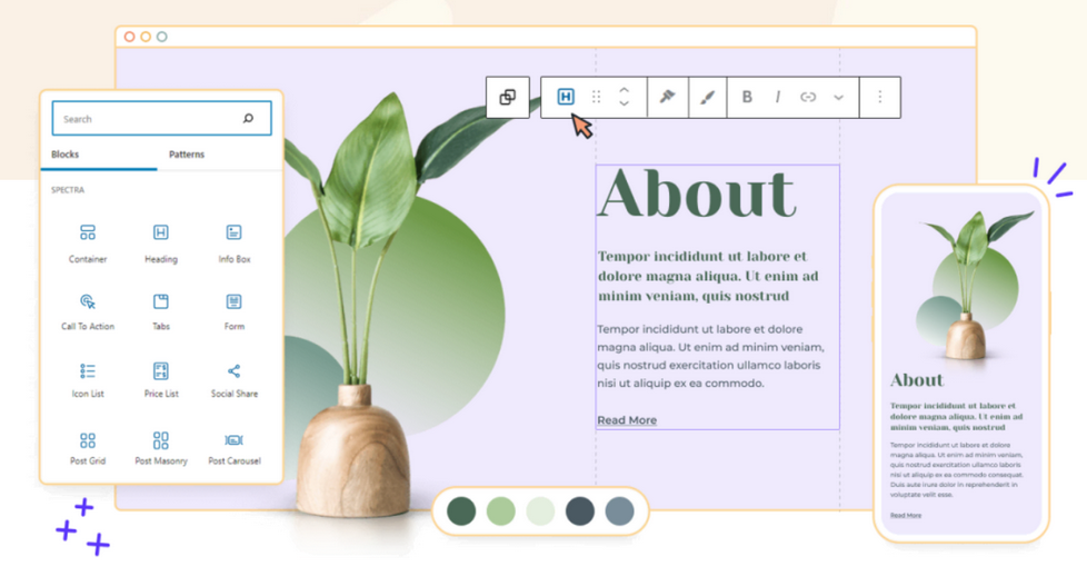 Обложка курса «[wpspectra] Visual Website Builder — конструктор и визуальный редактор для WordPress от создателя Астры. Тариф Spectra Pro»
