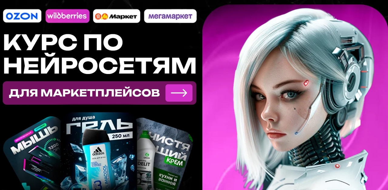 Нейросети для маркетплейсов. Тариф Я сам (Ольга Пузанова)