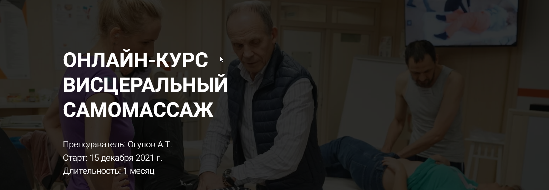 Висцеральный самомассаж. Тариф Стандарт (Александр Огулов)
