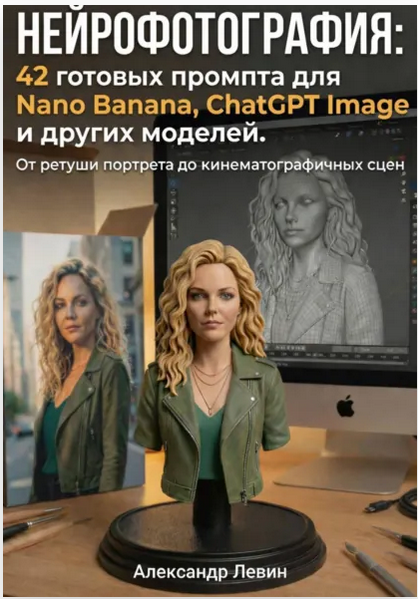 Нейрофотография. 42 готовых промпта для Nano Banana, ChatGPT Image и других моделей (Александр Левин)